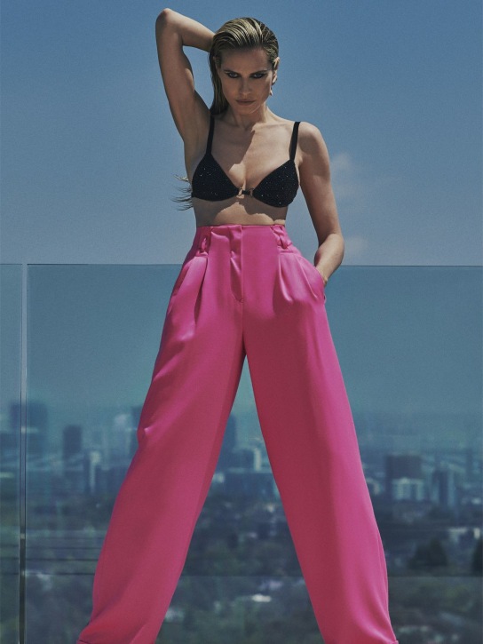 Dundas: Frankie hi-waist wool tuxedo pants