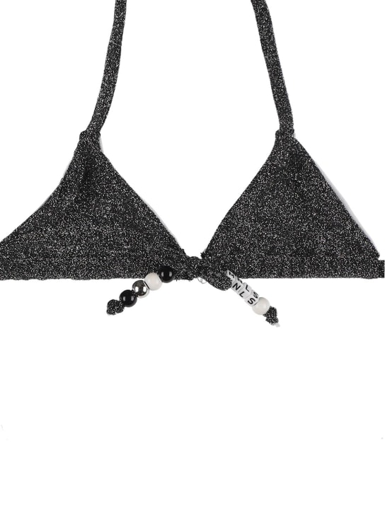 Monnalisa: Bikini de lúrex con apliques