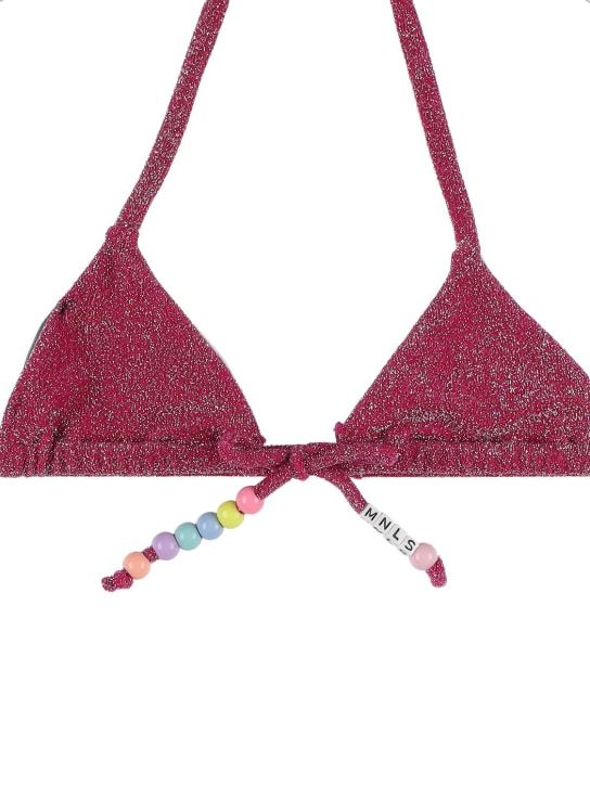 Monnalisa - Lurex bikini w/ appliqués