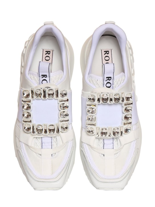 Roger Vivier: Sneakers Viv’ Go in mesh e neoprene 45mm