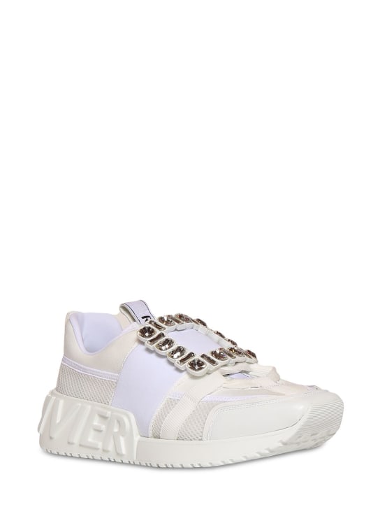 Roger Vivier: Sneakers Viv’ Go in mesh e neoprene 45mm
