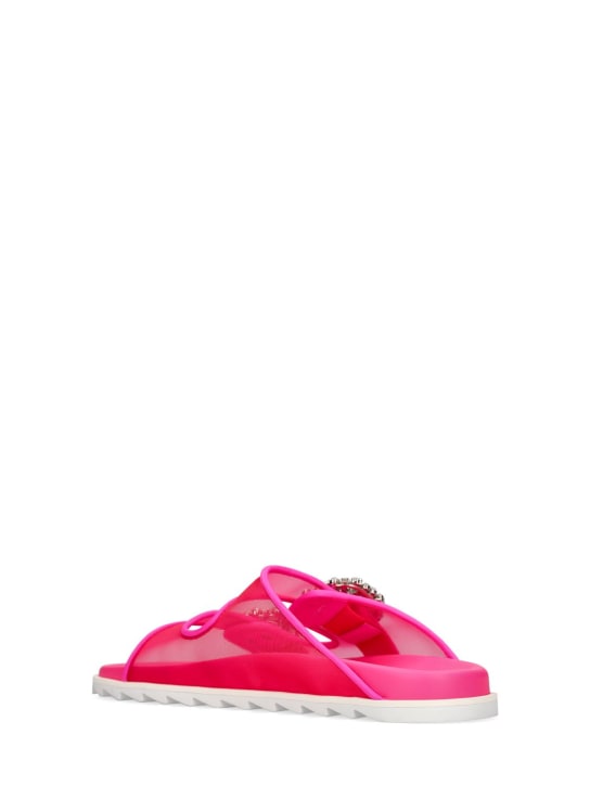 Roger Vivier: Sandales en mesh Slidy Viv 10 mm