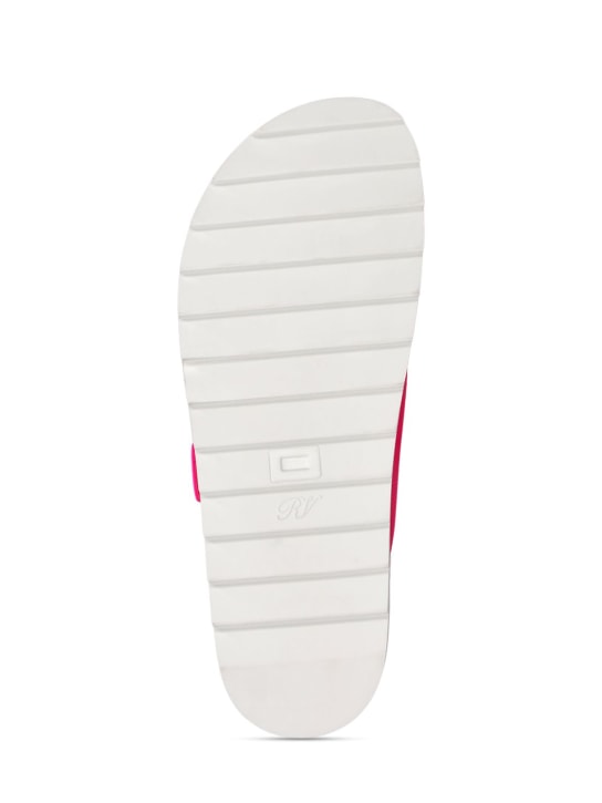 Roger Vivier: Sandales en mesh Slidy Viv 10 mm