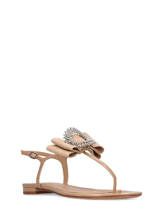 Alexandre Birman: 10mm hohe Schuhe aus Lack- und Wildleder „Maddy“