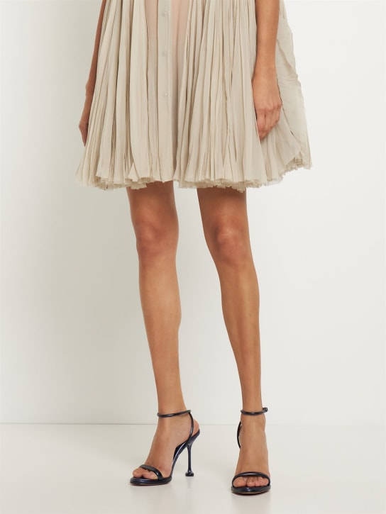 Alexandre Birman - Sandales en cuir métallisé Teresa 100 mm