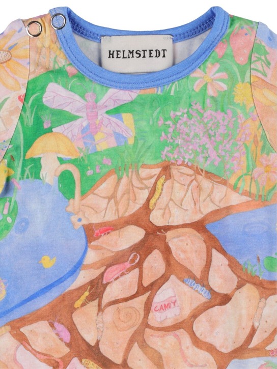 HELMSTEDT - Bonnet en jersey de coton imprimé