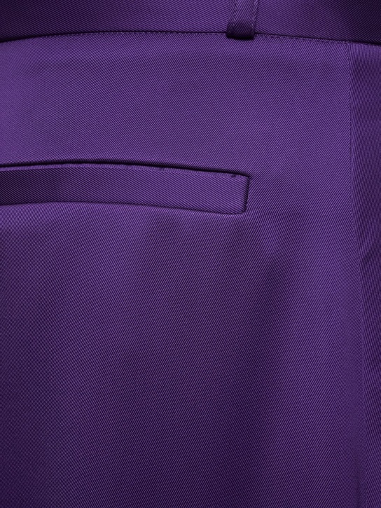 Versace: Pantalon cargo ample en duchesse