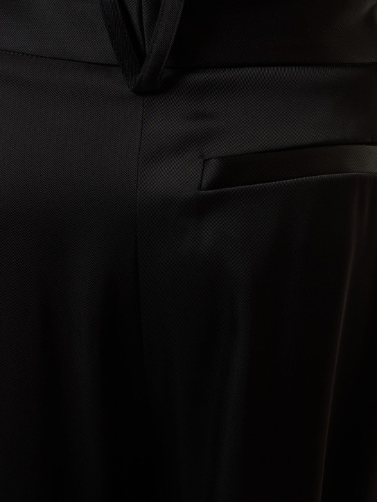 Versace: Pantalon cargo ample en duchesse