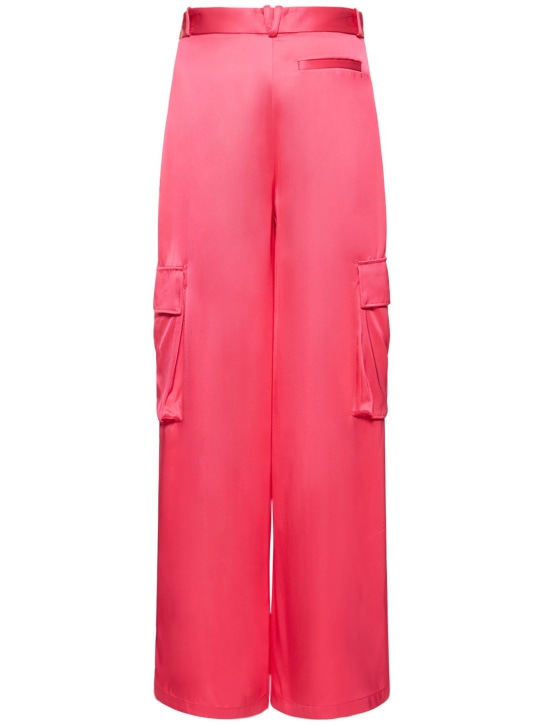 Versace: Pantalon cargo ample en duchesse