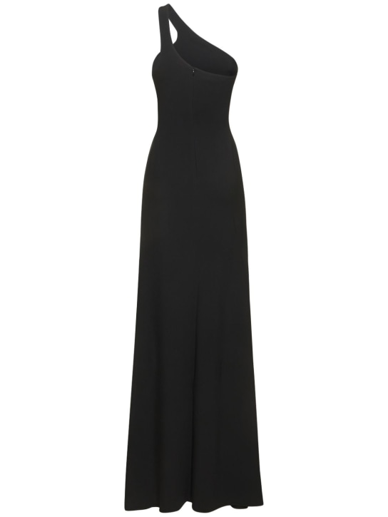 Stella McCartney: Vestido largo de crepé hombro descubierto