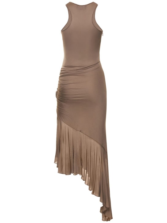 Blumarine: MIDIKLEID AUS VISKOSEJERSEY