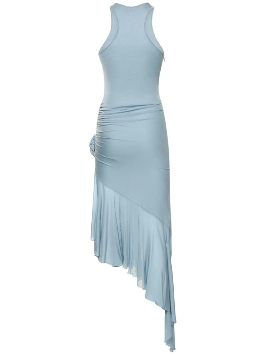 Blumarine: MIDIKLEID AUS VISKOSEJERSEY