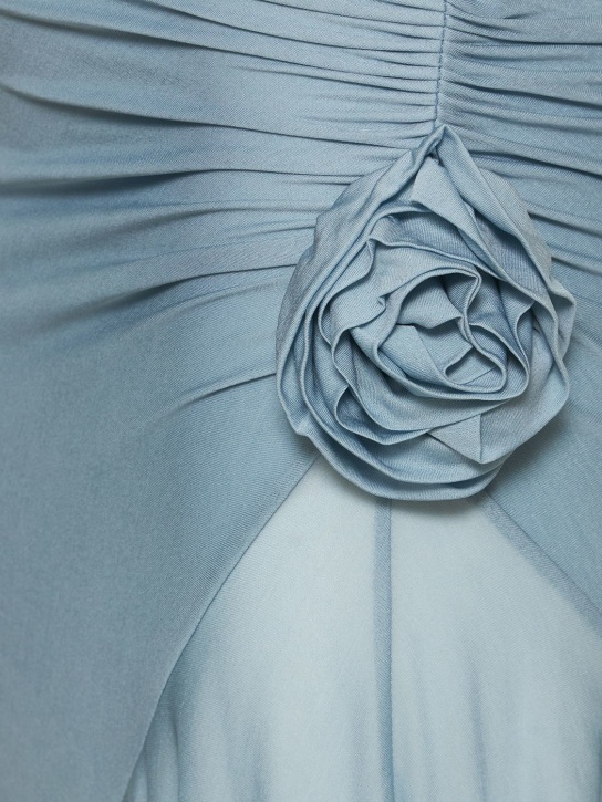 Blumarine: MIDIKLEID AUS VISKOSEJERSEY