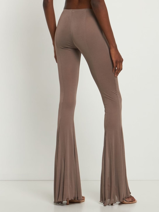 Blumarine: Ausgestellte Hose aus Viskosejersey