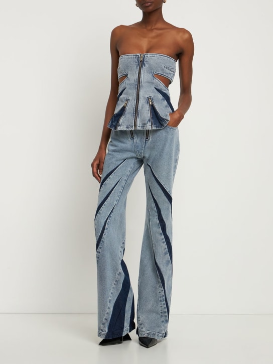 Dion Lee - Jeans acampanados de denim
