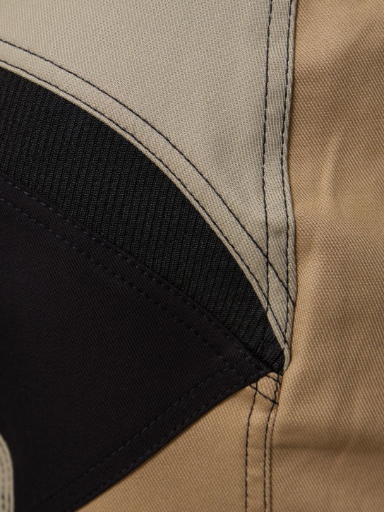 Dion Lee: Pantalon droit en patchwork avec ceinture