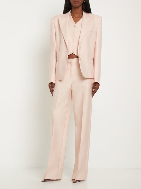 Magda Butrym - Silk twill single breast blazer