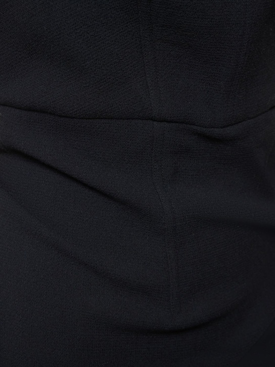 Roland Mouret: Vestito midi Moon in crepe di lana