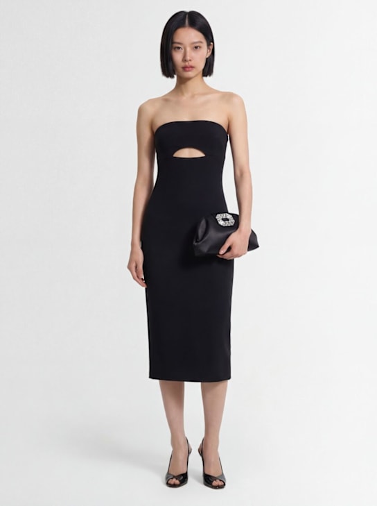 Roland Mouret: Vestito midi in crepe di lana