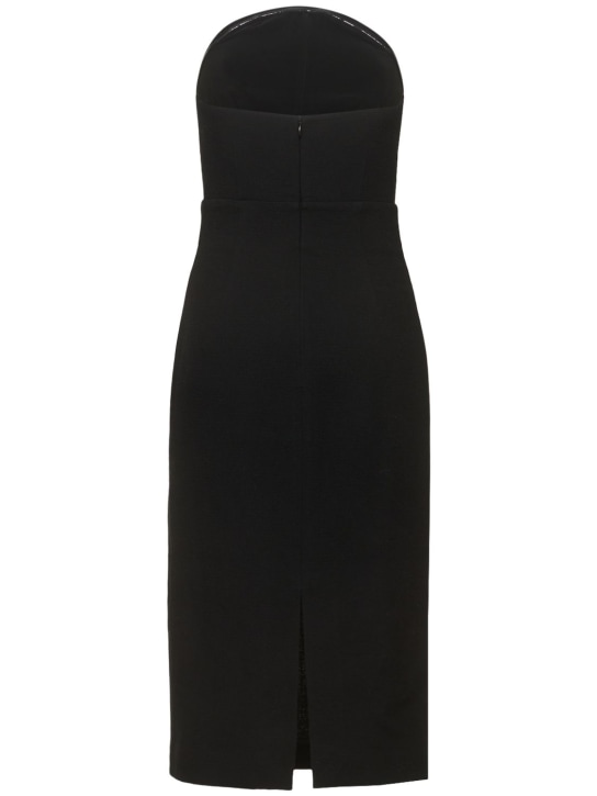 Roland Mouret: Vestito midi in crepe di lana