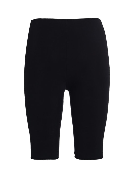 Nensi Dojaka: Biker shorts w/ heart details