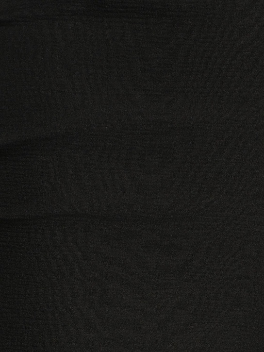 Nensi Dojaka: Pantaloni svasati in seta georgette