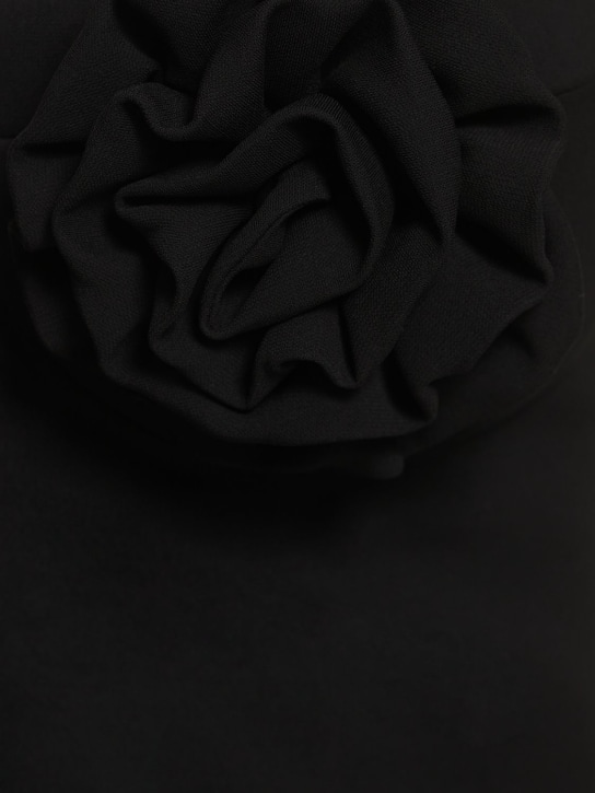 Magda Butrym: Krepp-Bustier mit 3D-Blüten