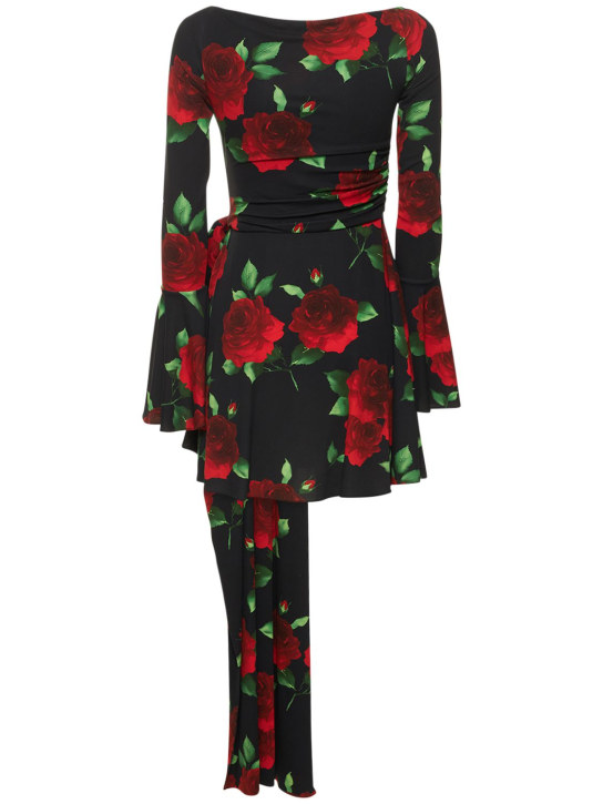 Magda Butrym: MINIKLEID AUS JERSEY MIT DRUCK