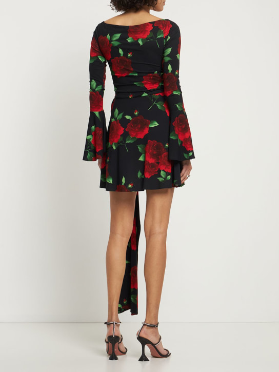 Magda Butrym: MINIKLEID AUS JERSEY MIT DRUCK