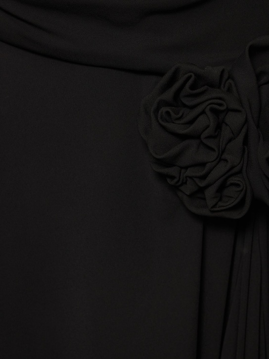 Magda Butrym: Vestido mini de jersey con hombros descubiertos