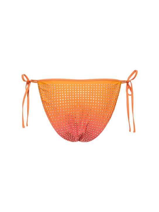 Self-portrait: Bas de bikini orange