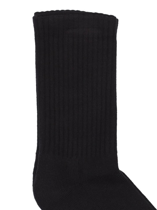 GCDS: SOCKEN AUS BAUMWOLLMISCHUNG MIT LOGO