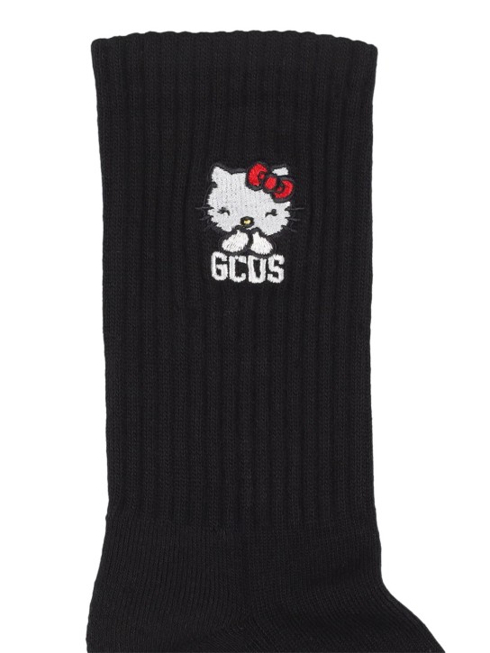 GCDS - SOCKEN AUS BAUMWOLLMISCHUNG MIT LOGO