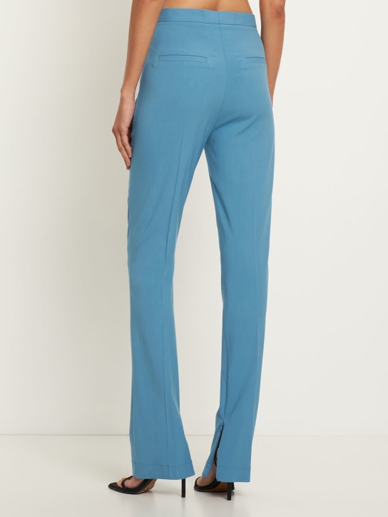 HEBE STUDIO: The Goldie fitted stretch viscose pants