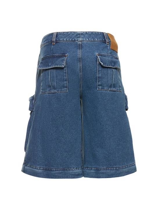 Giuseppe Di Morabito: Jean cargo en denim de coton avec poches Maxi
