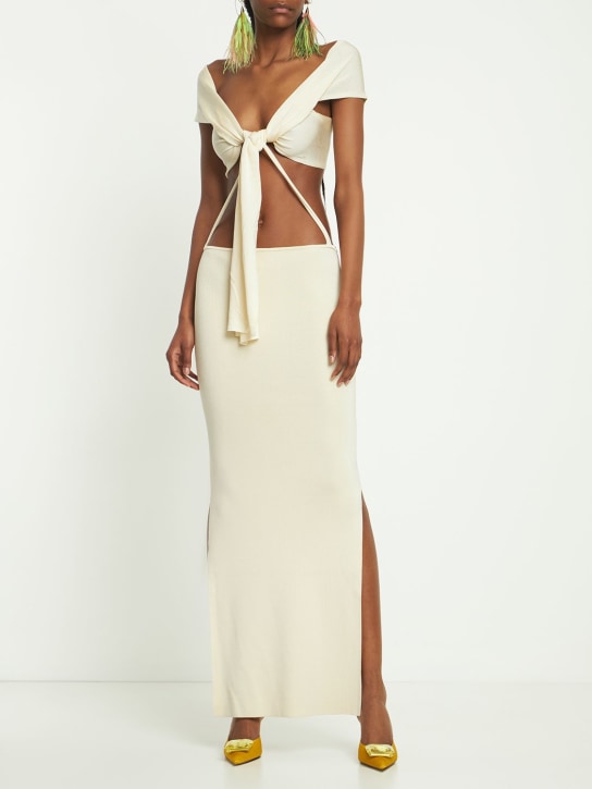Aya Muse - LANGES KLEID AUS VISKOSE „PLERO“