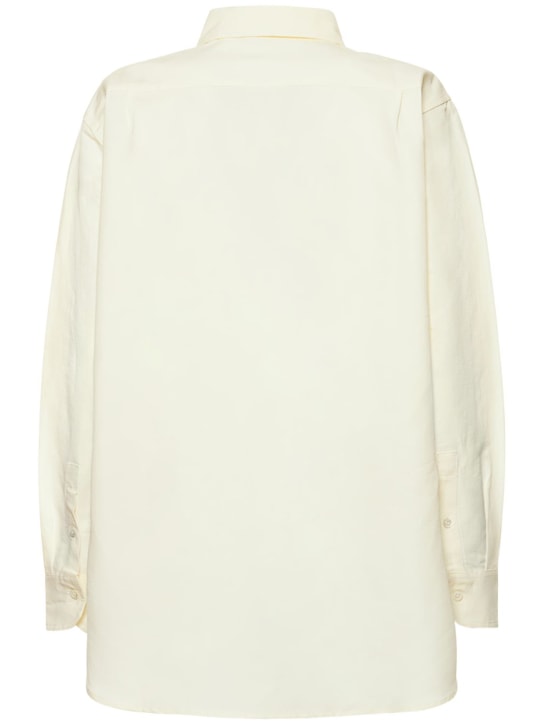 Lido: Chemise manches longues en lin et coton