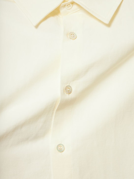 Lido: Chemise manches longues en lin et coton