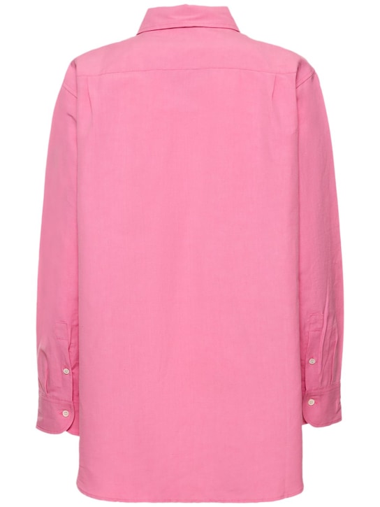 Lido: Chemise manches longues en lin et coton