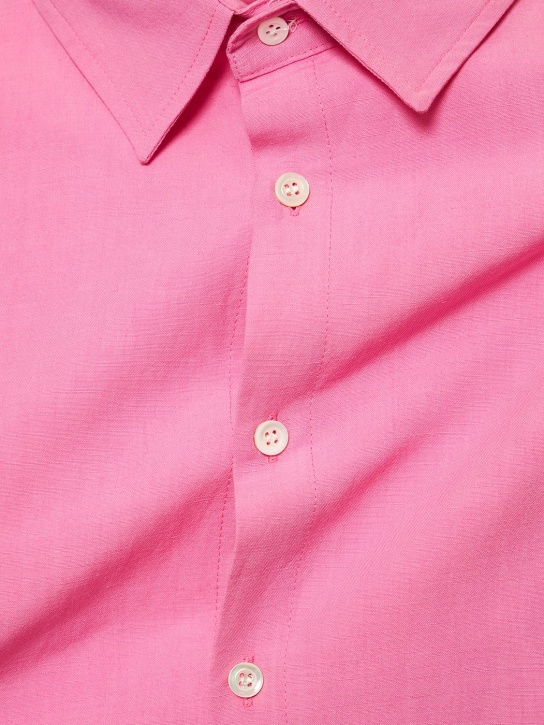 Lido: Chemise manches longues en lin et coton