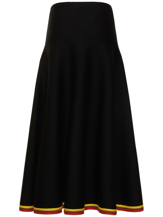 Gabriela Hearst: Mira mid rise wool knit midi skirt