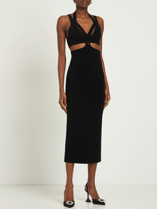 Dion Lee - Vestido midi de punto acanalado