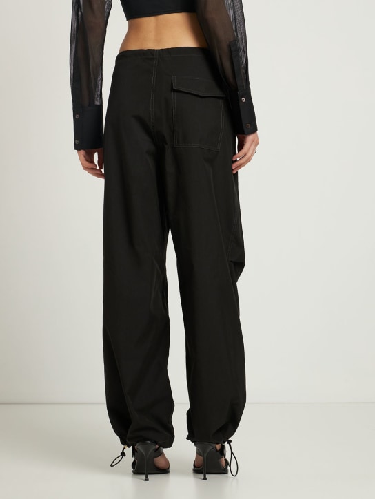 Dion Lee: Pantalon cargo en sergé de coton