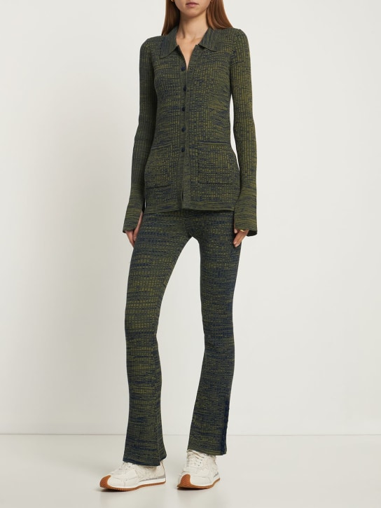 Live The Process: Marl flared pants