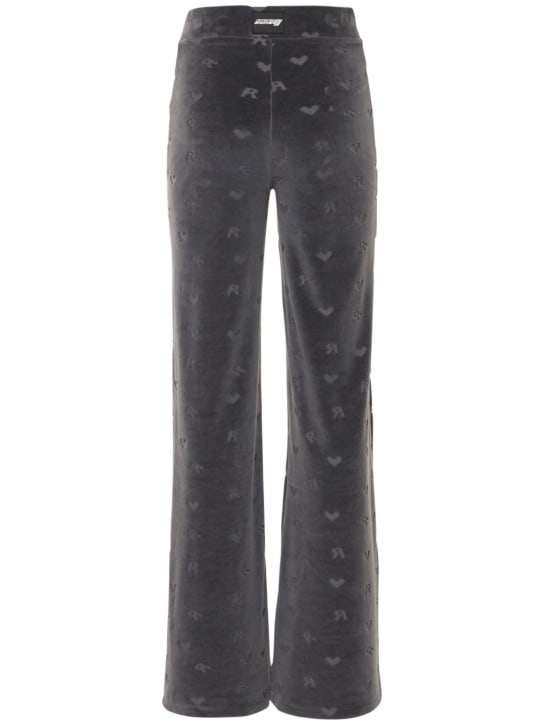 Rotate: Leggings de terciopelo con logo