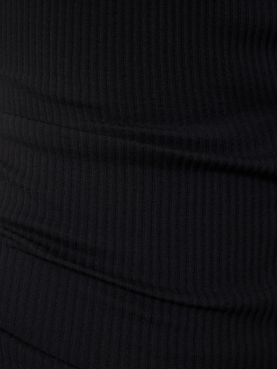 Andreadamo: Vestido corto de jersey con aberturas