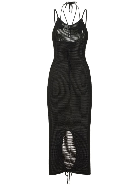 Andreadamo: Robe midi en maille de viscose mélangée