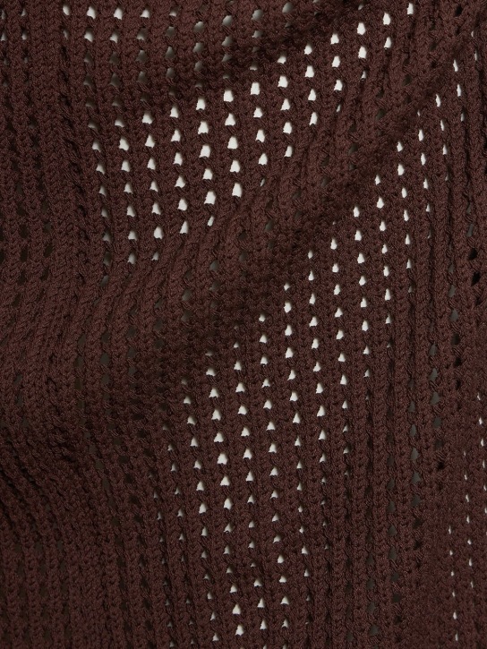 Andreadamo: Jupe midi en maille de viscose mélangée