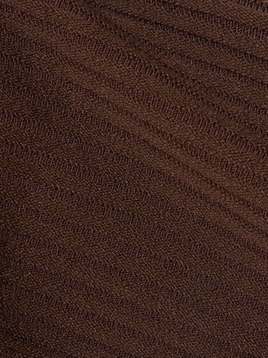 Andreadamo: Boléro en maille de viscose stretch côtelée