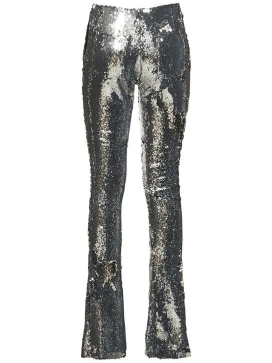 Marques'Almeida: Pantaloni bootcut con paillettes
